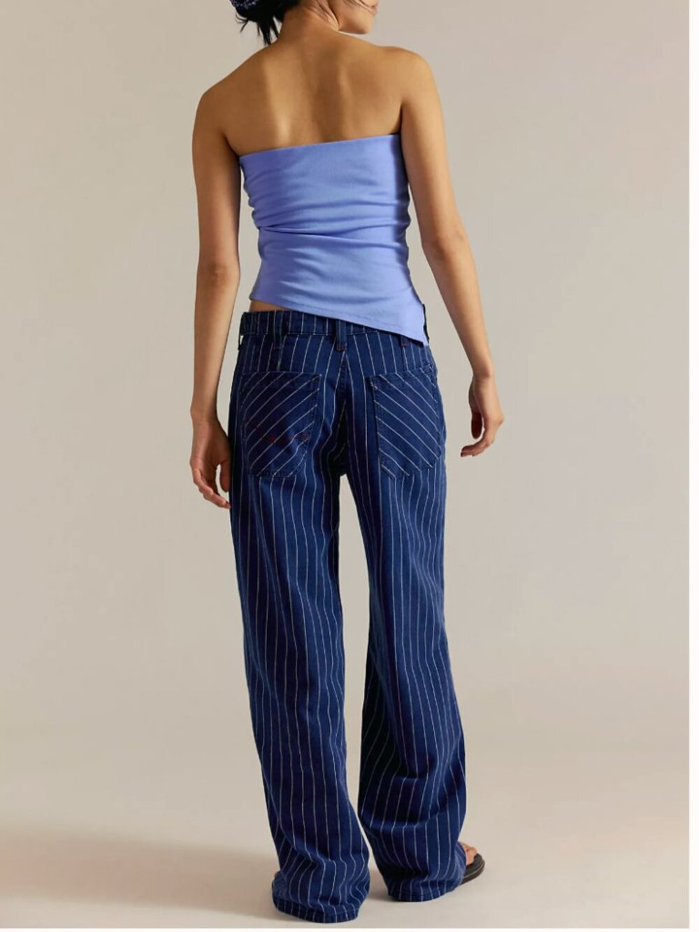 Free People Palmer Striped Jeans sz 30 Free People - Picture 4 of 5